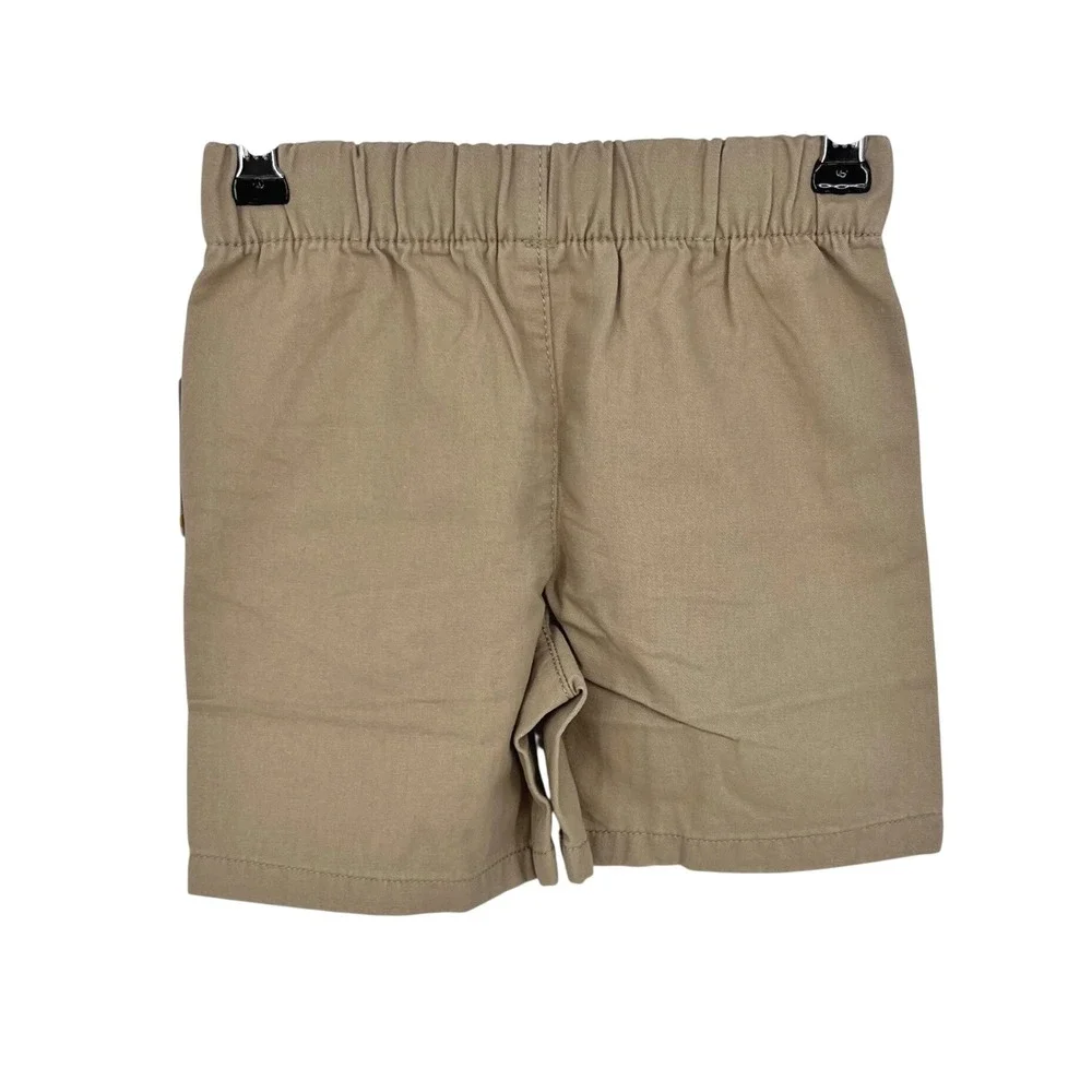 Garanimals T-Shirt Shorts Set Boys 2T Blue Tan Let's Shape the Future NEW